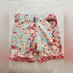 Matilda Jane ruffle bottom shorts little girls size 10 VGUC